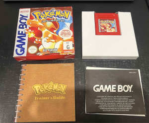Pokémon Red Version Boxed Nintendo Gameboy