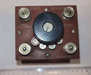 Galvanometer Series Resistance, Type 4309-A, H. Tinsley & Co Vintage