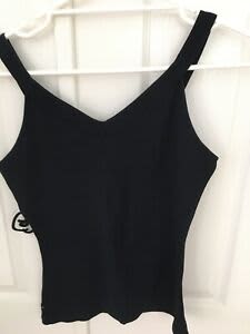 Women’s Esprit black cotton sleeveless shirt, size S