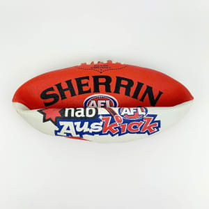 Sherrin Kangaroo Brand AFL Ball - AFL Auskick Ball & Essendon 2021