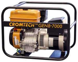 Cromtech 7000W / 6400W Recoil Start Robin Subaru Petrol Generator