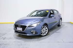 2015 Mazda 3 BM5438 SP25 SKYACTIV-Drive Astina Blue 6 Speed Sports Automatic Hatchback