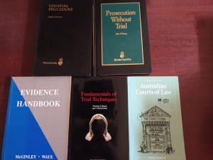 Court, Trials & Evidence Law Books from $25 