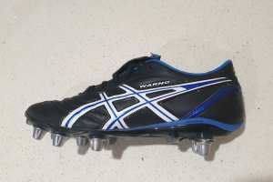 ASICS FOOTBALL BOOTS LETHAL WARNO RUGBY UNION LEAGUE US 9.5 - TOP COND