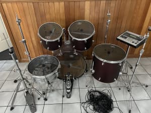 Custom Hybrid Acoustic/Electric Drum Kit
