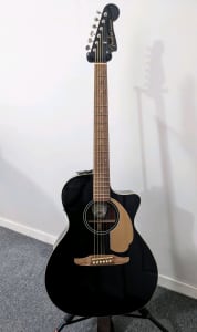 Fender Newporter acoustic guitar with Stand & Cover bag
