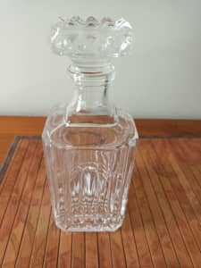 Vintage Crystal Spirit Decanter With 1 Litre Capacity