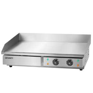 Devanti Commercial Electric Griddle BBQ Grill Hot Plate Stainless