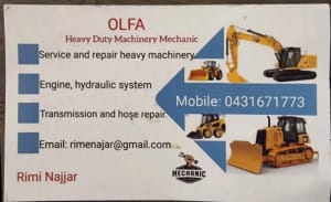 Olfa have duty machinery 