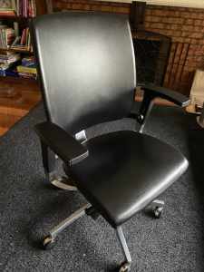 Office Task Chair - Good Quality Leather