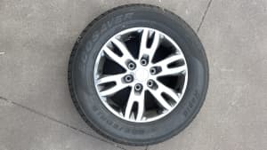 2018 Ford Everest 18” OE wheels and tyres x4