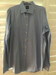 Mans long-sleeve blue shirt (Abelard) l-XL (new)