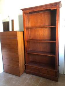 WARDROBES, BOOKCASES AND SHELF STORAGE UNITS -- LARGE & SMALL