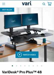 Sit Stand Desk - VariDesk Pro Plus 48
