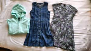 Girls mixed GAP brand Dresses and hoodie size 8 