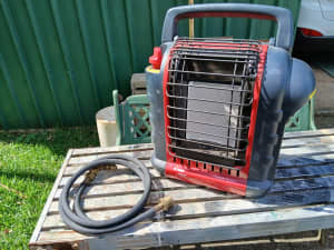 Portable Primus gas heater and gas bottles