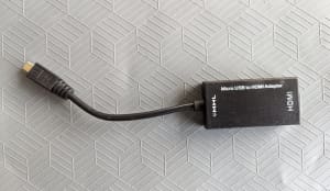 Micro USB to HDMI adapter