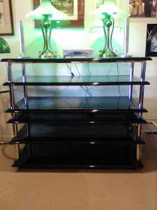 Contemporary TV stand for large flat screen/coffee table
