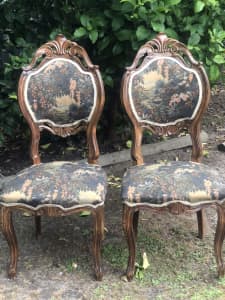 Antique provincial chairs