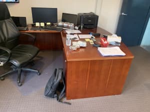 Office Desks and Filing Cabinets (FREE)