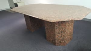 solid Granite table and supports