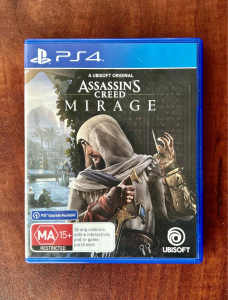 Ps4/Ps5 - Assassins Creed Mirage. AS NEW $29 or Swap/Trade
