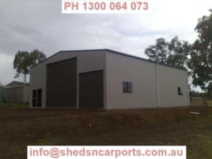SHEDS 18x12x4.2 INDUSTRIAL SHED COLORBOND SHED GARAGE TOOWOOMBA Toowoomba Toowoomba City Preview