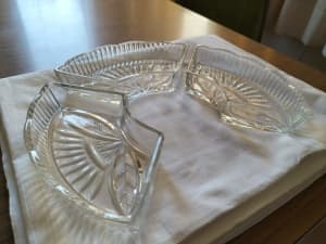 Glass Serving Dishes - Set of 3