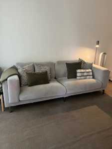3 Seater Grey Sofa