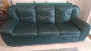 3 Seater Italian Leather Sofa