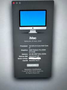 iMac Retina 5K 27-inch 2020 32Gb