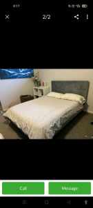 Double size bed and mattress for sale