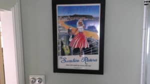 Print framed The Sunshine Riviera