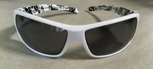 Carve - White Sonny Black Polarized Sunglasses