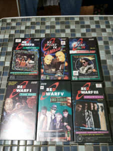 Red Dwarf - vhs tapes