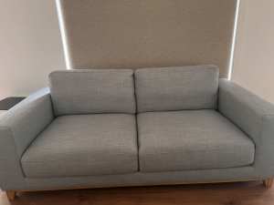 Near new, 2 and 4 Sofa seater