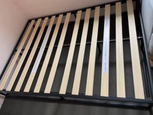 Double bed frame like new with mattress (optional)