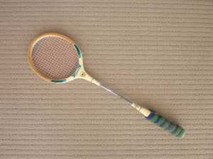 Vintage Wooden Hanimex Squash Racquet