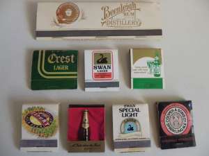 PROMOTIONAL BREWERY ADVERTISING MATCH BOOKS X 8 $3 EACH