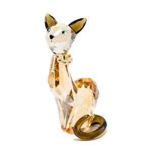 263476 - Swarovski Crystal Siamese Cat Ornament Diane