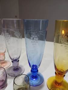 Retro Glassware - Champagne / Shot Glasses