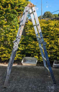 Multi purpose folding ladder Aluminium up to ,3.7 metre