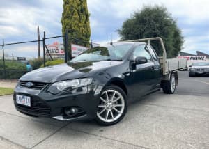 2013 Ford Falcon FG MkII XR6 Super Cab EcoLPi Grey 6 Speed Sports Automatic Cab Chassis