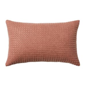 CUSHION - Adairs Cushion - Pillow - Zala Woven Cushion Dusty Rose