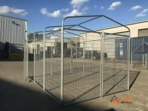 Dog Cage with Roof Structures 3.6m x 2.4m x 1.8m (2.2m) $668 Inc GST