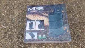 MGS Pop Up Bag 160L With wheeled trolley and holder plus clips.