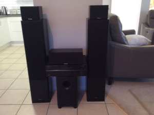 Pioneer SES3TB Sound System and Yamaha RX-V667 Receiver