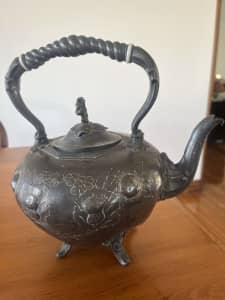 Antique pewter pot