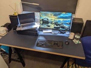 Desk and chair - perfect for office, gaming, study, etc