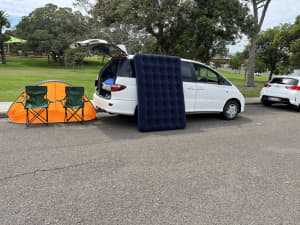 Perfect Toyota van for travel, sleep in. NSW rego, free camping gears